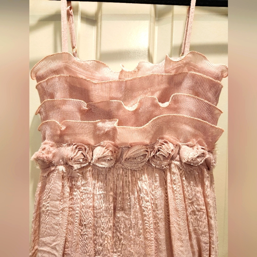 Light pink party dress. Size: Small. Mini length